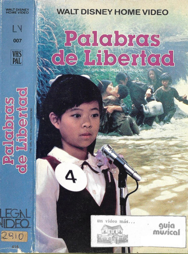 The Girl Who Spelled Freedom Vhs Walt Disney Español Latino