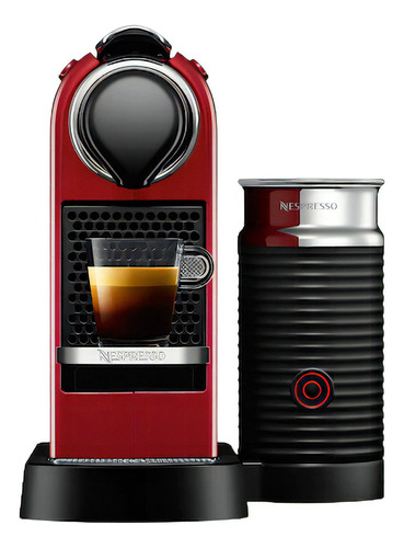 Cafetera Nespresso Citiz & Milk C122 automática cherry red para cápsulas monodosis 220V - 240V