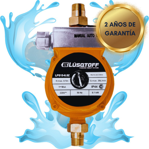 Imagen 1 de 10 de Bomba Presurizadora 2 Baños / Duchas + Cocina Lusqtoff Lps