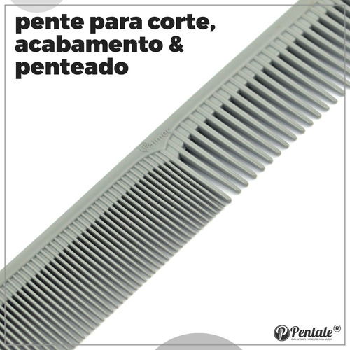 Pente De Corte Profissional Barbeiro / Cabeleireiro Kit C/ 2