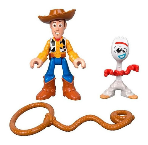 Toy Story 4 Imaginext Woody E Forky - Mattel