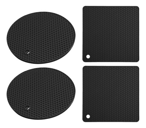 Soporte Para Ollas De Silicona 4 Alfombrillas De Salvamantel