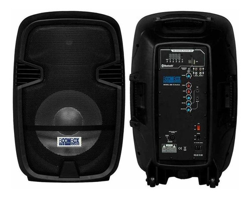 Caixa Ativa 12  120w C/ Usb Play / Bluetooth Bb12a Boombox