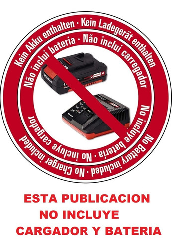 Imagen 2 de 10 de Motosierra Electrosierra A Bateria 18v Einhell Ge-lc 18/25li