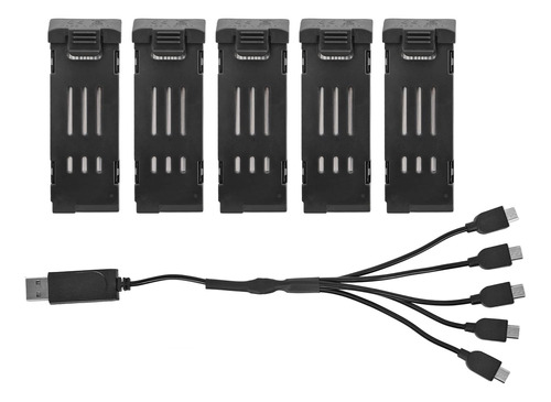 Drone Batería Y Cable Cargador Combo Set, 3.7v Mah Baterí.