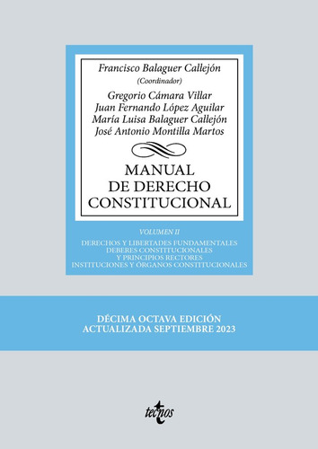 Manual De Derecho Constitucional Vol,ii - Balaguer Callejon,