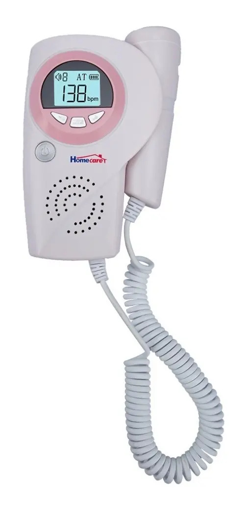 Doppler Fetal 2.5 Mhz, Port. Pantalla Lcd Blanca Color Blanco Homecare JPD-100A