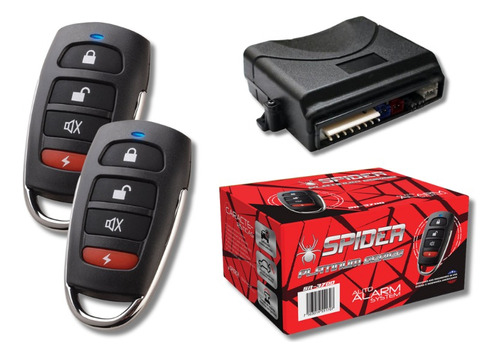 Alarma De Seguridad Universal Para Auto Spider  Sr-3700