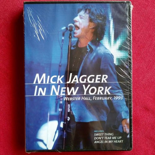 Rolling Stones Mick Jagger In New York Webster H. Dvd 