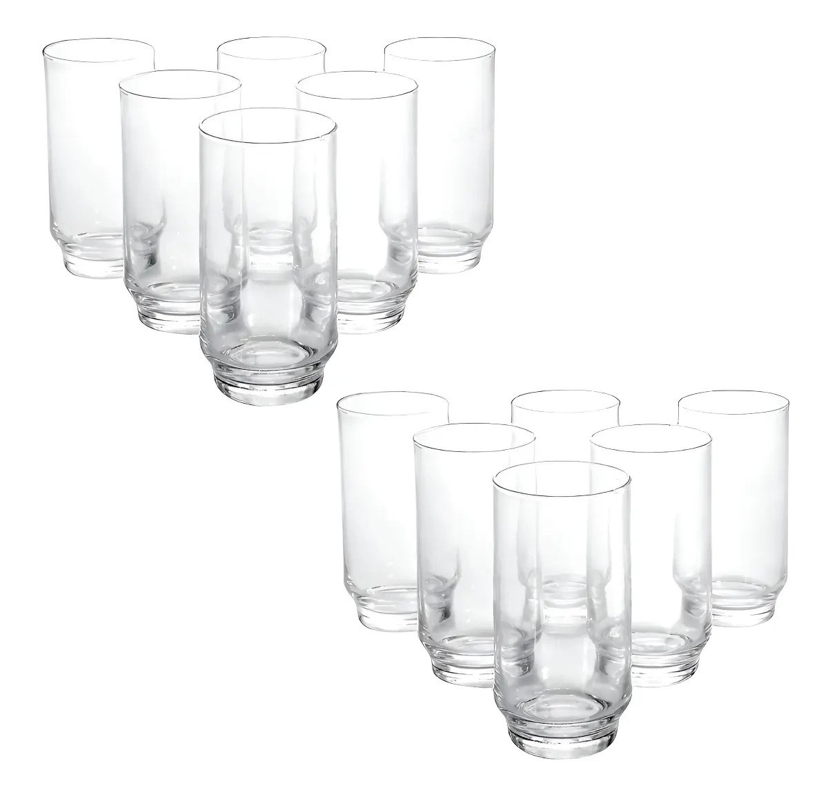 Kit De Copos Lights 300ml Nadir Vidro Básico Com 36 Unidades Cor Transparente