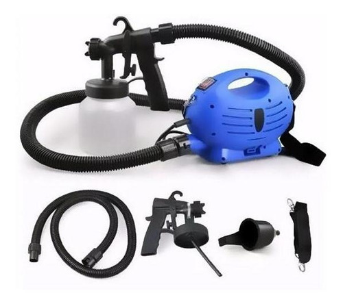 Imagen 5 de 6 de Máquina Portátil Easy Compresor + Pistola Para Pintar Paint