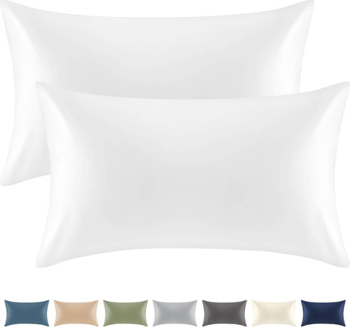 Juego De 2 Fundas De Almohada King 100% Algodón Orgánico