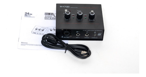 Interfaz Usb Audio Hugel Grabacion Profesional Stereo