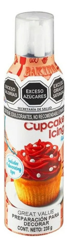 3 Pza Preparación Para Decorar Great Value Cupcake Icing Red