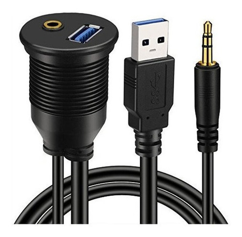 Batige Usb 3.0 Y 3.5mm Cable De Montaje Para Automovil Cable
