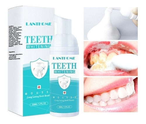 Lanthome Mousse Blanqueador De Dientes Mousse Limpia