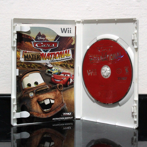 Cars Mater National Championship Wii Americano, Encart, Orig