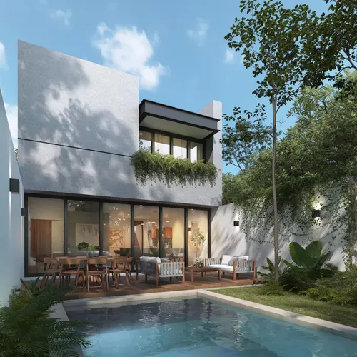 Casa En Venta Merida, Villa Aura Cholul, A 2 Meses.