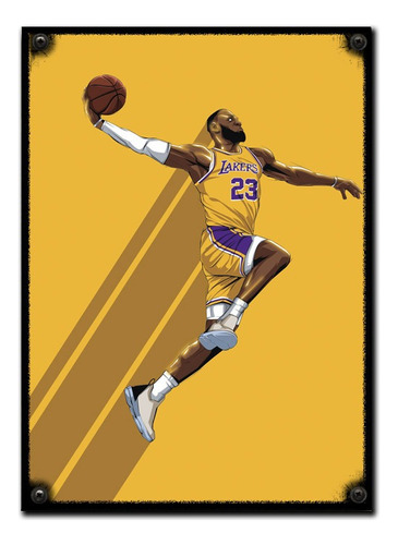 Pack De 5 Posters 30 X 40 Cm / Básquet Nba James Jordan Kobe