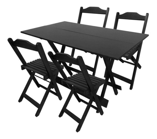 Jogos De Mesa Bar 120x70 Com 4 Cadeiras Em Até 12x Sem Juros