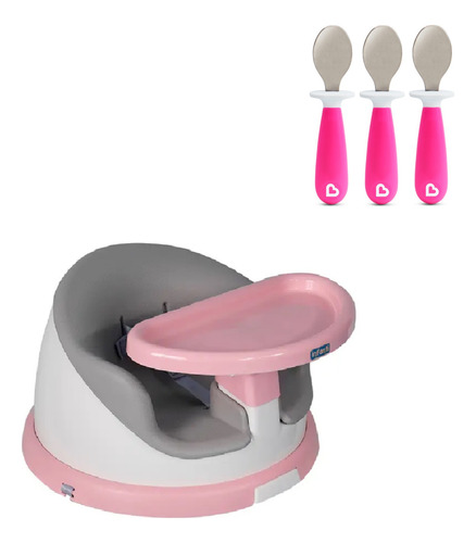 Silla De Comer Portátil  Giratoria I-twist Más Set  Cucharas