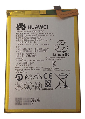 Bateria Para Huawei Mate 8 Nxt-l09 Hb396693ecw En Belgrano