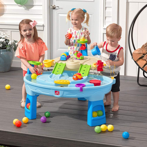 Centro De Aventuras Con Mesa De Agua Para Niños, Azul