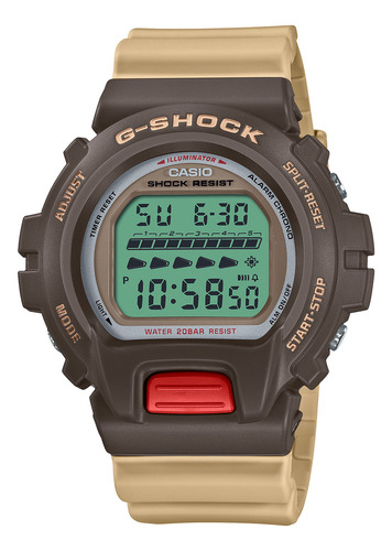 Reloj Casio G-shock: Dw-6600pc-5cr Correa Baige