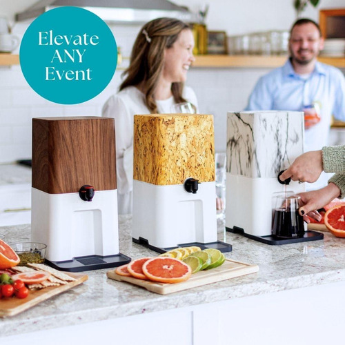 Dispensador De Vino Y Bebidas Bebly 3l Corcho Aislado