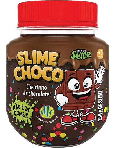 Slime Choco Chocolate De Avela Com Cheirinho 250 G Dtc 5209