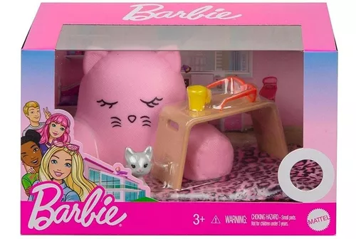 Barbie: Comidinhas, Sofá E Acessórios