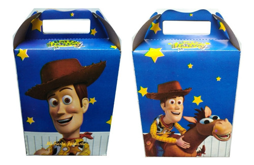 Toy Vaquero Woody Tiro Al Blanc Set 80 Dulceros Cajitas Bolo