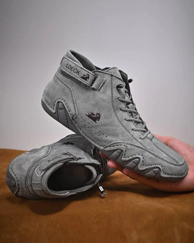 Botas Altas Italianas Hechas A Mano Con Velcrotranspirables