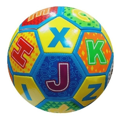 Balón De Futbol Pequeño Para Niño Niña Letras Azul Hamelin