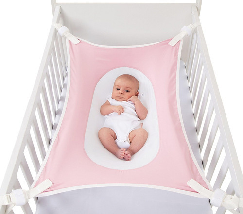 Primeiro Sono Cama Segura Para Bebê Baby Pil Rosa