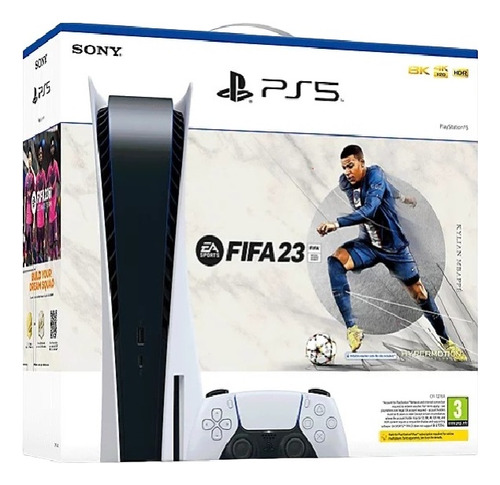 Consola Playstation 5 Ps5 Standard 825gb + Fifa 23 Ub