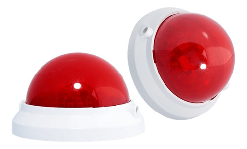 Sirene Visual Led Strobe Genno Vermelho Nice