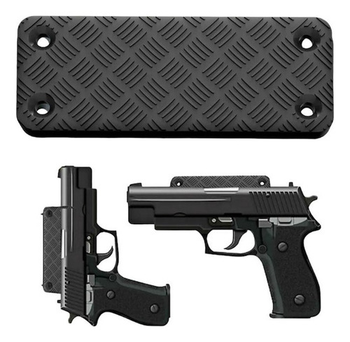 Suporte Magnetico Imã Arma Pistola Coldre Taurus Glock Imbel Cor Preto Orientação Da Mão Esquerdo/destro