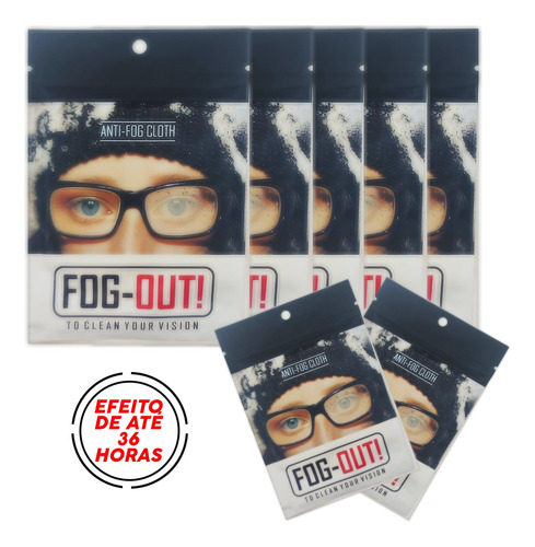 Imagem 2 de 5 de *promo* Kit 7 Flanelas Antiembaçante Óculos, Viseira