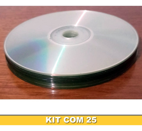 25 Cds Dvds Para Artesanato Decoração De Festas (Usado)