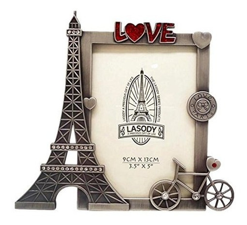 Marcos Para Cuadros Qtmy Metal Torre Eiffel Bicicleta Amor M