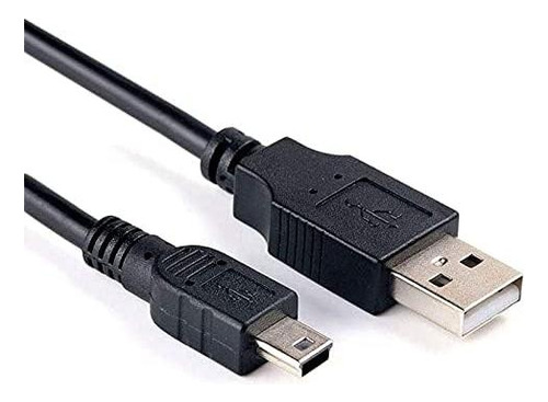 Cable Usb Transferencia Datos Cámara Canon Rebel Y Powershot Negro