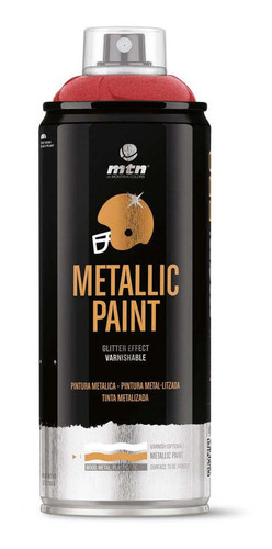 Pintura Metalizada Metalica Color Rojo Marca Mtn