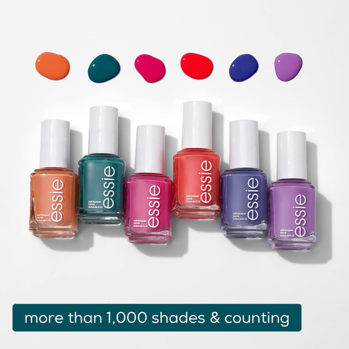 Esmalte De Uñas Essie Pret-a-surfer Ocean Blue 13 Ml 8 Free