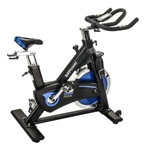 Bicicleta fija Corplus Fitness B#Power para spinning color negro y azul
