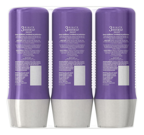 Aussie 3 Minute Miracle Wet - Tratamiento Acondicionador Pro