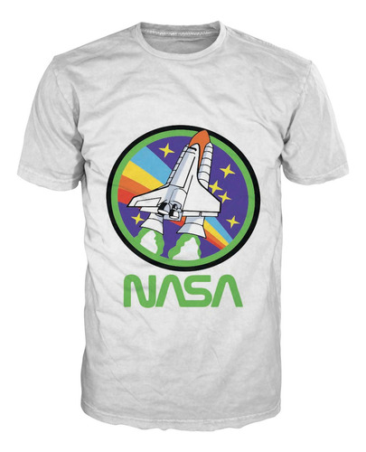 Camiseta Nasa Spacex Misiones Personalizable Moda Geek 10