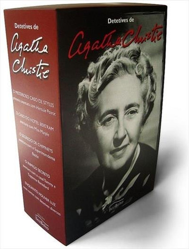 Detetives De Agatha Christie - Box Lacrado Com 5 Livros