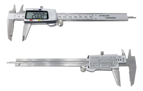 Paquímetro Universal Digital Aço Inox 150mm 