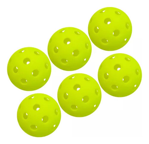 Bolas De Pickleball Para Exteriores Con Agujeros De 41 Mm, 1